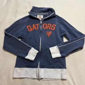 Florida Gators 47 Brand Women's‎ Blue Full Zip Sweatshirt SzS Sporty